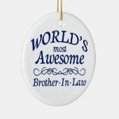 Fantastischste Schwager der Welt der Keramik Ornament (Rechts)