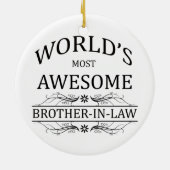 Fantastischste Schwager der Welt der Keramikornament (Hinten)