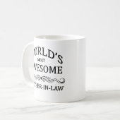 Fantastischste Schwiegermutter der Welt die Kaffeetasse (Vorderseite Links)