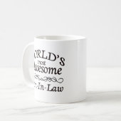 Fantastischste Schwiegersohn der Welt der Kaffeetasse (Vorderseite Links)