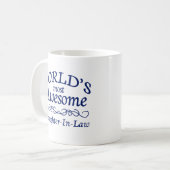 Fantastischste Schwiegertochter der Welt die Kaffeetasse (Vorderseite Links)