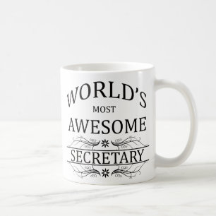 Fantastischste Sekretär der Welt der Kaffeetasse