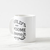 Fantastischste Skorpion der Welt der Kaffeetasse (Vorderseite Links)