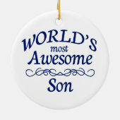 Fantastischste Sohn der Welt der Keramikornament (Hinten)