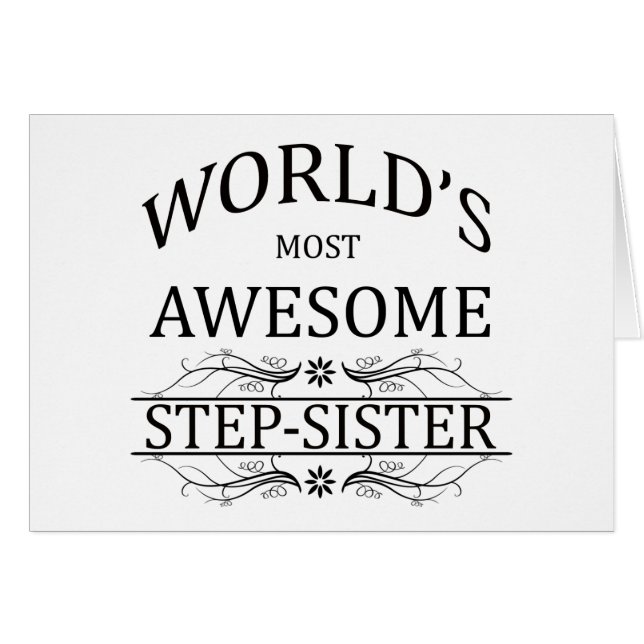 Fantastischste Stiefschwester der Welt die (Vorderseite (Horizontal))