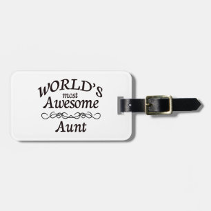 Fantastischste Tante der Welt die Gepäckanhänger