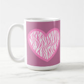 Fantastischste TANTE rosa Zebra der Welt die Kaffeetasse (Links)