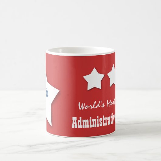 Fantastischste VERWALTUNGSassistent B080 der Welt Kaffeetasse (Mittel)