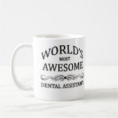 Fantastischste Zahnarzthelfer der Welt der Kaffeetasse (Links)