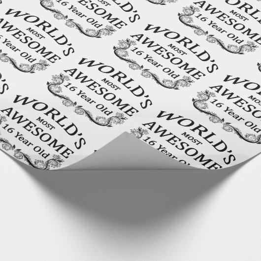 Fantastischsten 16 Jährigen der Welt die Geschenkpapier (Ecke)