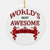 Fantastischsten 16 Jährigen der Welt die Keramik Ornament (Hinten)