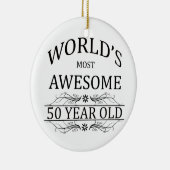 Fantastischsten 50 Jährigen der Welt die Keramikornament (Rechts)