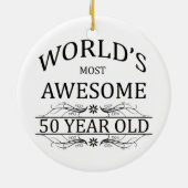 Fantastischsten 50 Jährigen der Welt die Keramikornament (Hinten)