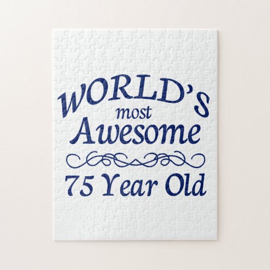 Fantastischsten 75 Jährigen der Welt die Puzzle (Vertikal)