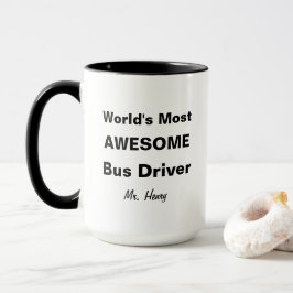 Fantastischster Bustreiber der Welt personalisiert Tasse