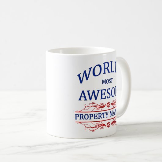 Fantastischster das Eigentums-Manager der Welt Kaffeetasse (VorderseiteRechts)