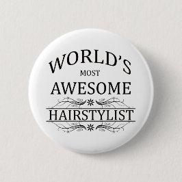 Fantastischster das Haar-Stylist der Welt Button