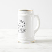 Fantastischster der Gott-Vater der Welt Bierglas (VorderseiteRechts)