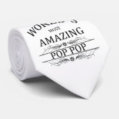 Fantastischster der Pop-Pop der Welt Krawatte (Gerollt)
