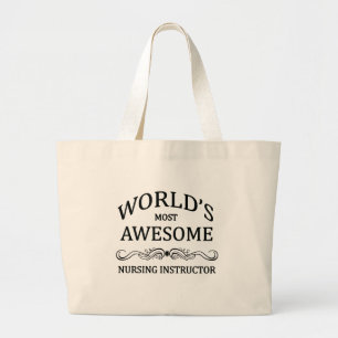 Fantastischster die Krankenpflege-Lehrer der Welt Jumbo Stoffbeutel
