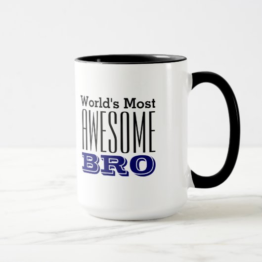 FANTASTISCHSTER Entwurf der BRO-Text der Welt Tasse (Rechts)