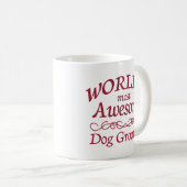 Fantastischster Groomer der Welt Hunde Kaffeetasse (VorderseiteRechts)