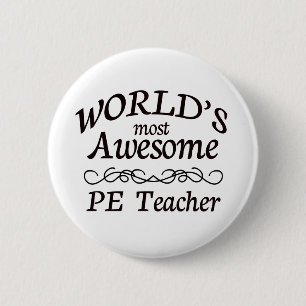 Fantastischster Lehrer das PET der Welt Button