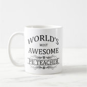 Fantastischster Lehrer das PET der Welt Kaffeetasse (Links)