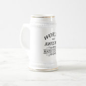 Fantastischster Mathe-Lehrer der Welt Bierglas (Vorderseite Links)