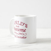 Fantastischster Ratgeber der Welt Schul Kaffeetasse (Vorderseite Links)