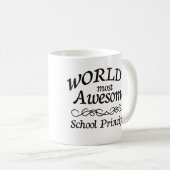 Fantastischster Schulvorsteher der Welt Kaffeetasse (VorderseiteRechts)