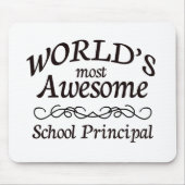 Fantastischster Schulvorsteher der Welt Mousepad (Vorne)