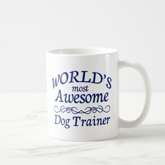 Fantastischster Trainer der Welt Hunde Kaffeetasse (Rechts)
