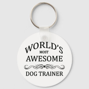 Fantastischster Trainer der Welt Hunde Schlüsselanhänger