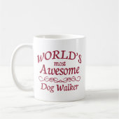 Fantastischster Wanderer der Welt Hunde Kaffeetasse (Links)