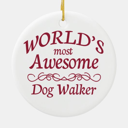 Fantastischster Wanderer der Welt Hunde Keramik Ornament (Hinten)