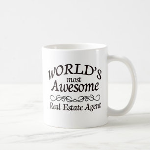 Fantastischster wirklicher das Anwesen-Agent der Kaffeetasse