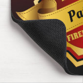 Fantastischstes der Feuerwehrmann-Goldroter Preis Mousepad (Ecke)