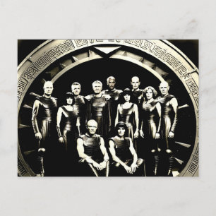 Fantasy 1920er Foto Thule-Gesellschaft Heimatwelt Postkarte