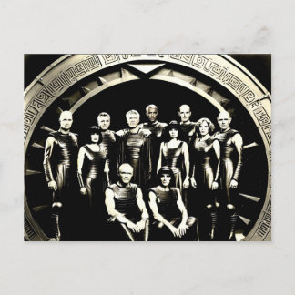 Fantasy 1920er Foto Thule Society Homeworld SG-47 Postkarte