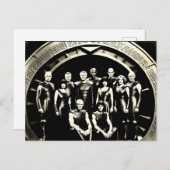 Fantasy 1920er Foto Thule Society Homeworld SG-47 Postkarte (Vorne/Hinten)