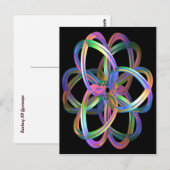 Fantasy 3D Gyroscope Postkarte (Vorne/Hinten)