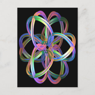 Fantasy 3D Gyroscope Postkarte