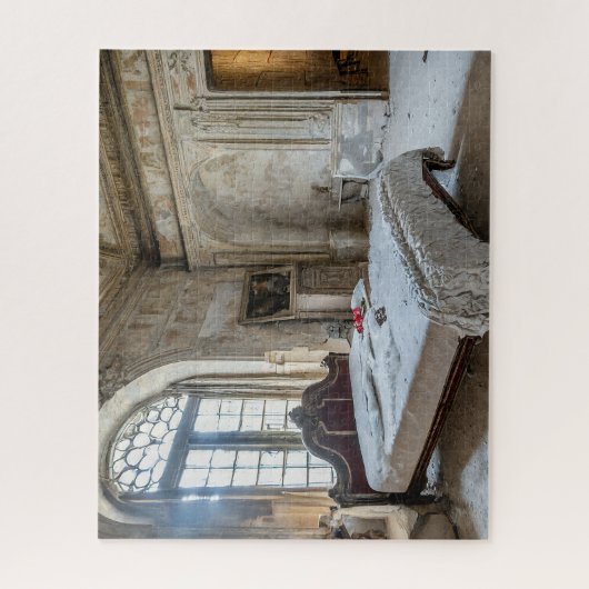 Fantasy Abandoned Chateau Bedroom Puzzle (Vertikal)
