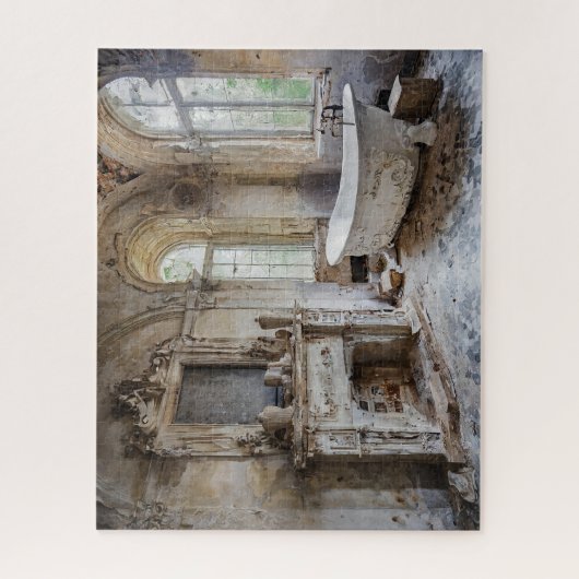 Fantasy Abandoned French Chateau Bad Puzzle (Vertikal)