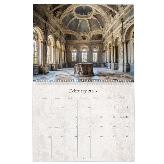 Fantasy Abandoned French Chateaux Kalender (Feb 2026)