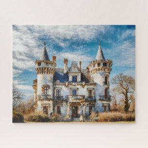 Fantasy Abandoned Ruins of French Castle Puzzle