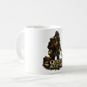 Fantasy-Abenteurer Quest Accepted Kaffeetasse (Vorderseite Links)