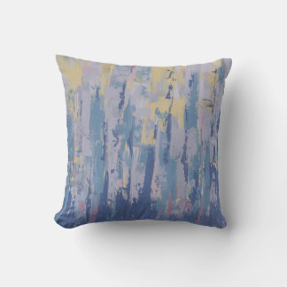 Fantasy Abstract Waterfront Cityscape Kissen