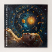 Fantasy Abstrakt Celestiac Zodiac Sign Dreamscape Puzzle (Horizontal)